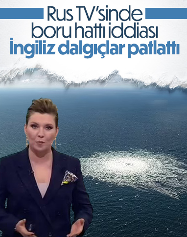 Rus televizyonunun iddiası: Boru hattını İngiliz dalgıçlar patlattı