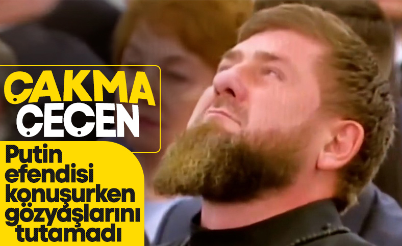 Putin konuşurken Kadirov ağladı