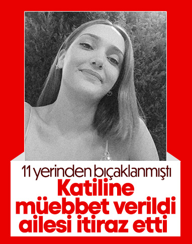 Şebnem Şirin'in katiline müebbet verildi, aile kararı kabul etmedi
