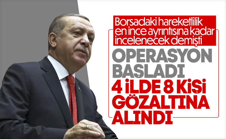 Borsa spekülasyonu yapanlara operasyon
