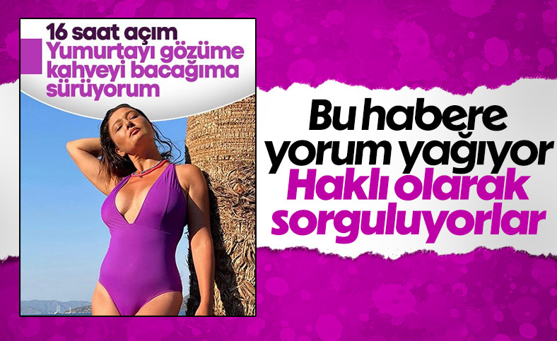 Nurgül Yeşilçay'ın zayıflama sırrı