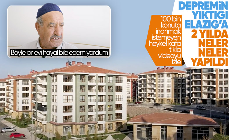 Bakan Murat Kurum: Elazığ'da yeni bir şehir kurduk