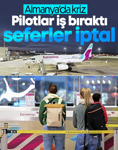 Pilotların grevi, Eurowings uçuşlarının iptaline neden oldu