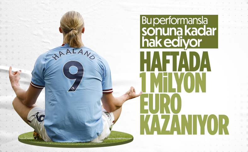 Haaland'ın maaşı ortaya çıktı