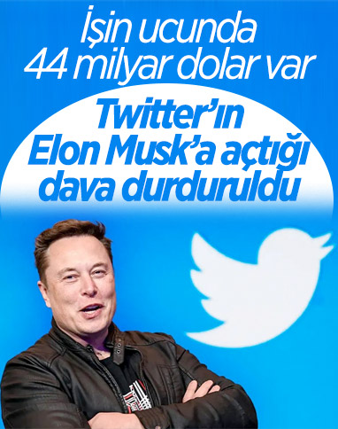 Twitter'ın Elon Musk'a karşı açtığı dava durduruldu