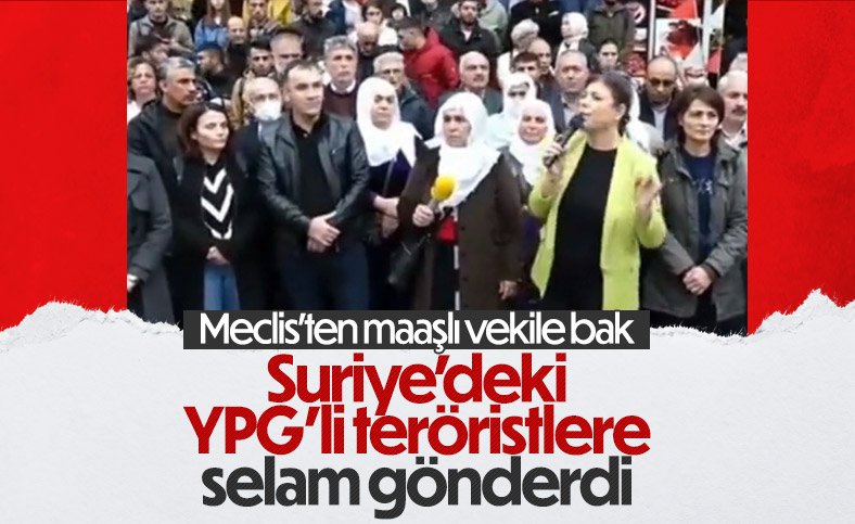 HDP'li Beştaş, YPG teröristlerine selam gönderdi