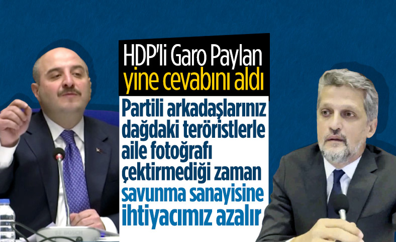 Mustafa Varank'tan 'Savunma sanayiine daha az yatırım yapılmalı' diyen Garo Paylan'a cevap