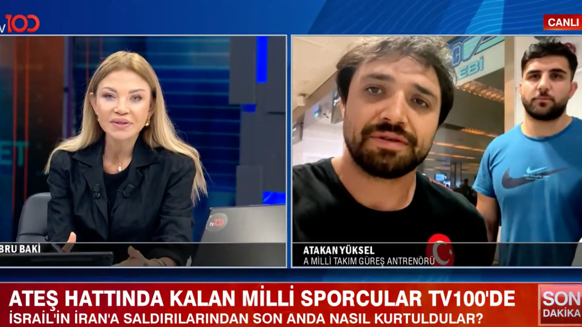 Müsabaka için İran’a giden Türk milli sporcular, ateş hattında kaldı Müsabaka için İran’a giden Türk milli sporcular, ateş hattında kaldı