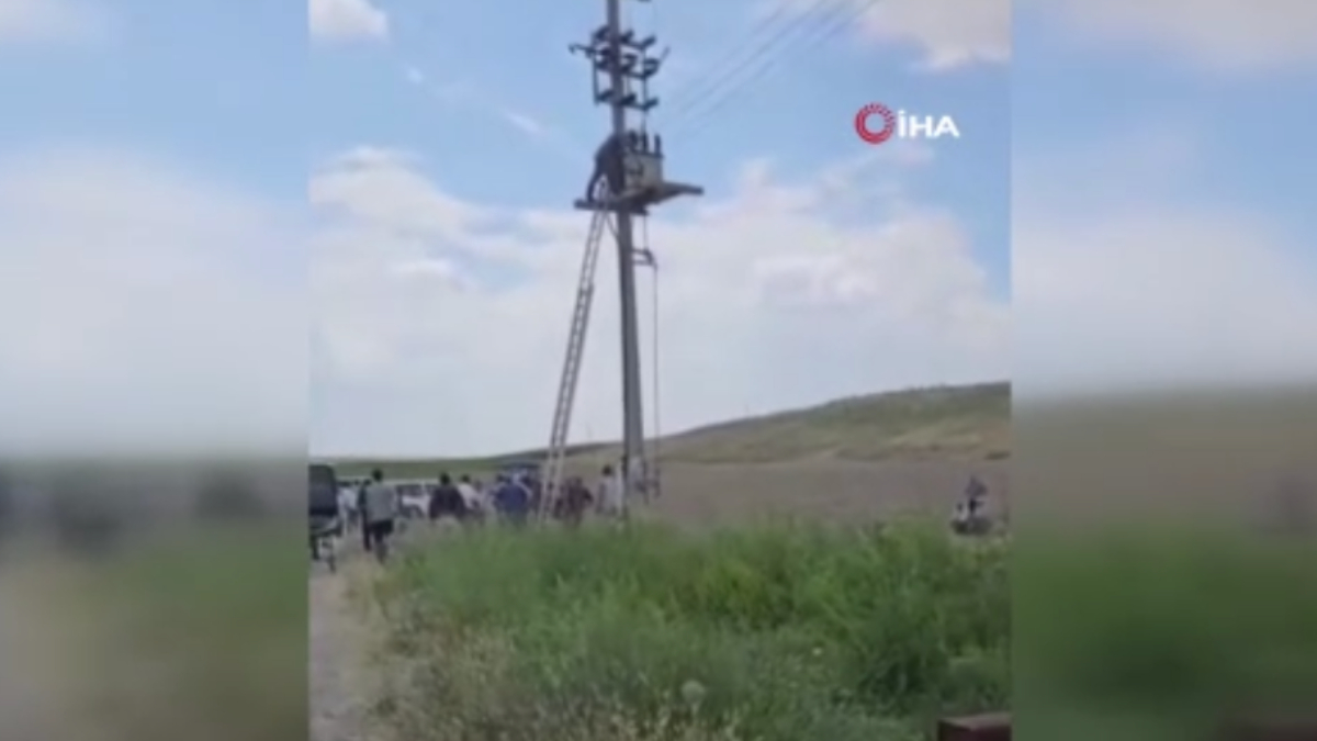 Ankara’da trafoya çıkan çiftçiyi elektrik çarptı Ankara’da trafoya çıkan çiftçiyi elektrik çarptı