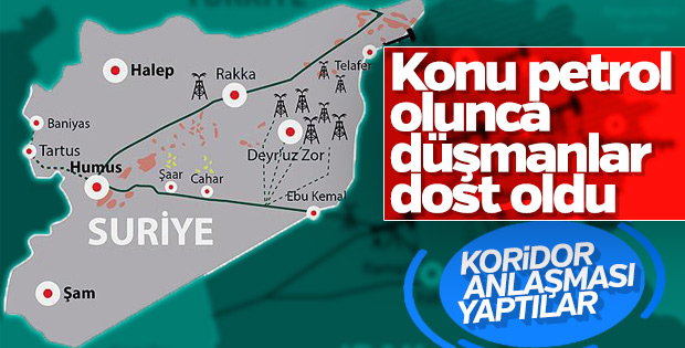Suriye'de düşman cepheler arasında petrol anlaşması