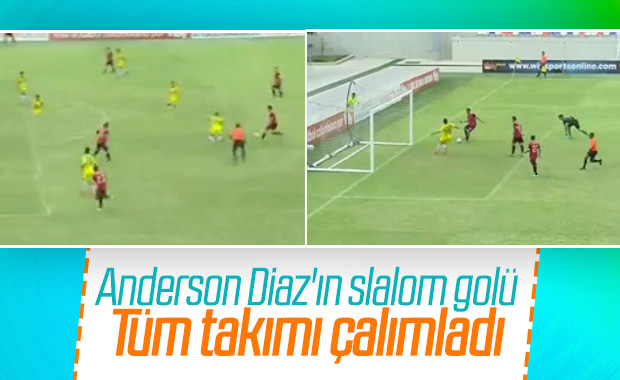 Anderson Diaz'ın tüm takımı çalımlayıp attığı gol