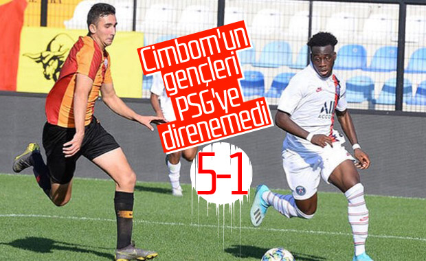 Galatasaray U19 takımı PSG'ye farklı yenildi