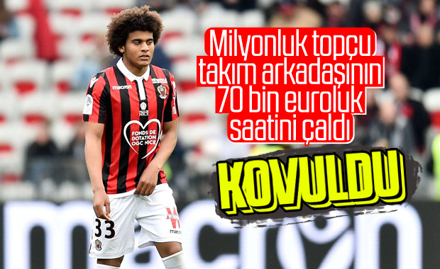 Nice, hırsızlık yapan futbolcuyu kovdu