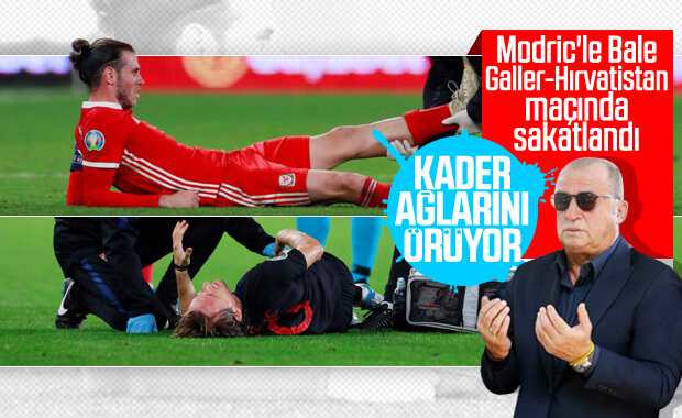 Modric ile Bale aynı maçta sakatlandı