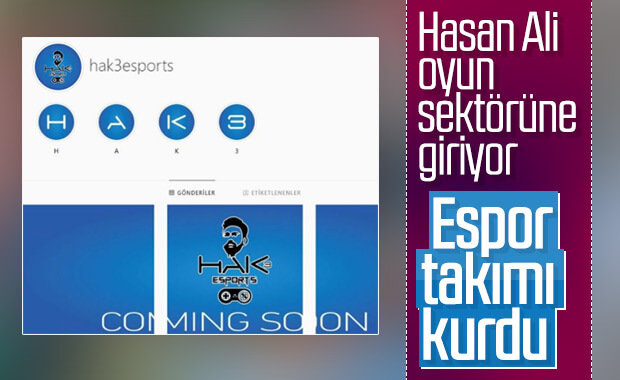 Hasan Ali Kaldırım E-spor'a el attı