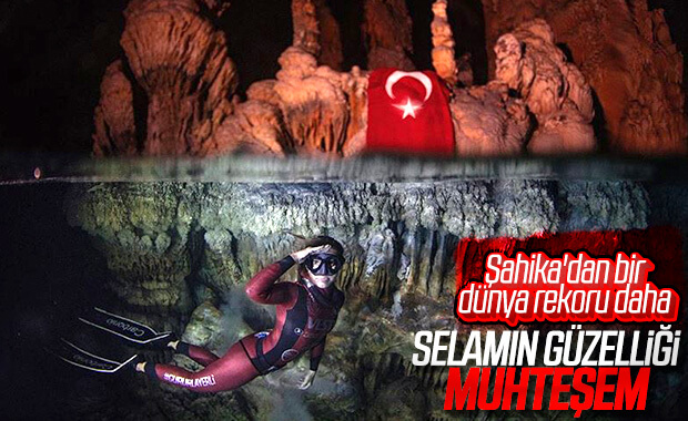 Şahika Ercümen dünya rekoru kırdı asker selamı verdi