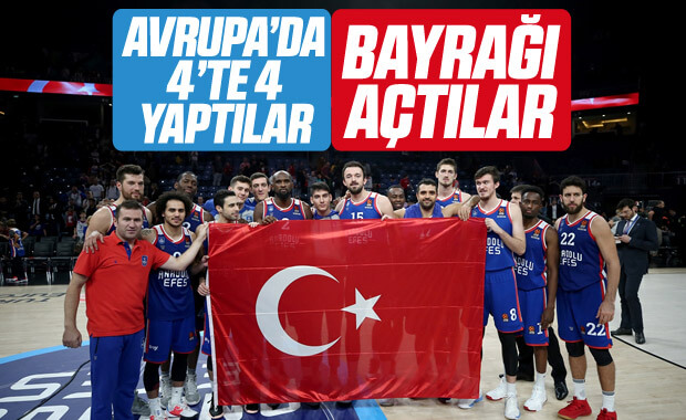 Anadolu Efes Avrupa Ligi'nde Kızılyıldız'ı yendi