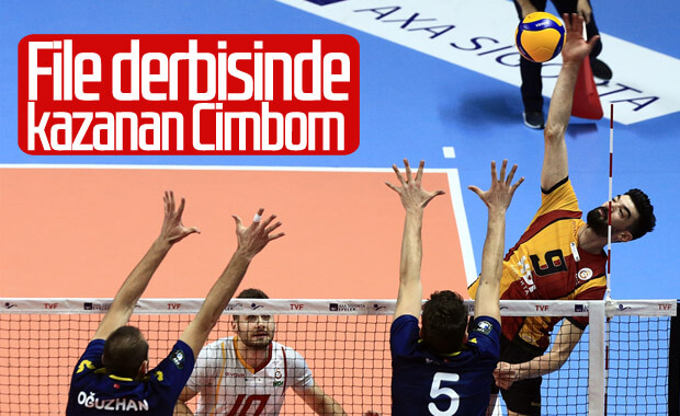 File derbisinde Galatasaray, Fenerbahçe'ye set vermedi