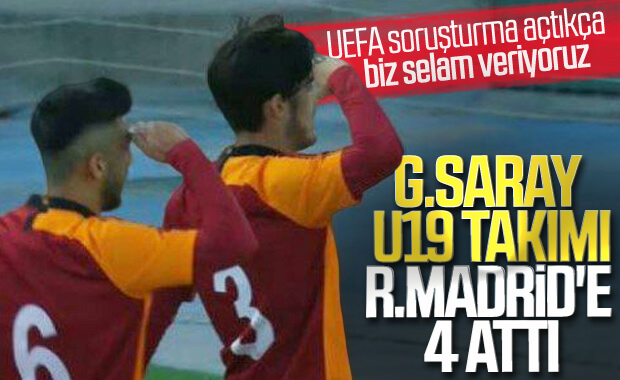 Galatasaray, UEFA Gençlik Ligi'nde R.Madrid'i rahat geçti
