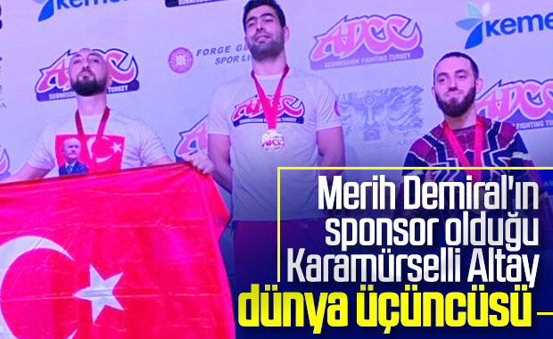 Altay Pirge dünya üçüncüsü oldu