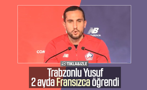 Yusuf Yazıcı basın toplantısında Fransızca konuştu