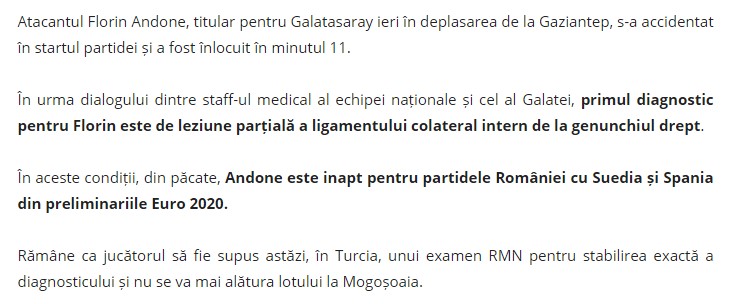 Florin Andone den kötü haber geldi #1