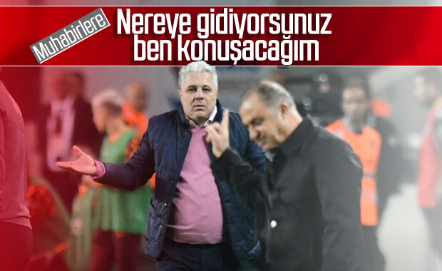 Sumudica, muhabirlerin salondan ayrılmasına bozuldu