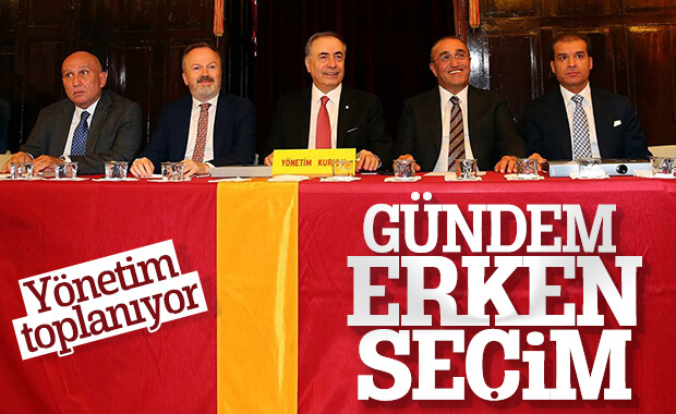 Galatasaray'da erken seçim toplantısı