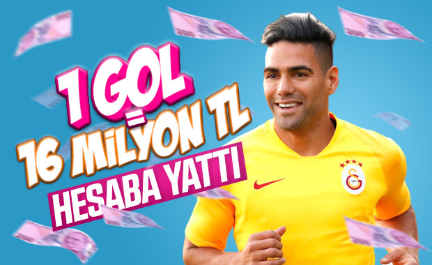Galatasaray'ın Falcao'ya ödediği para