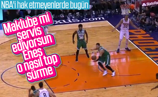 Enes Kanter'in top süremediği anlar
