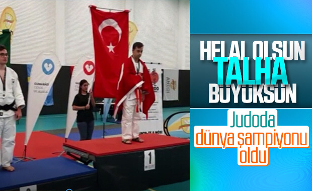 Down sendromlu gençten altın madalya