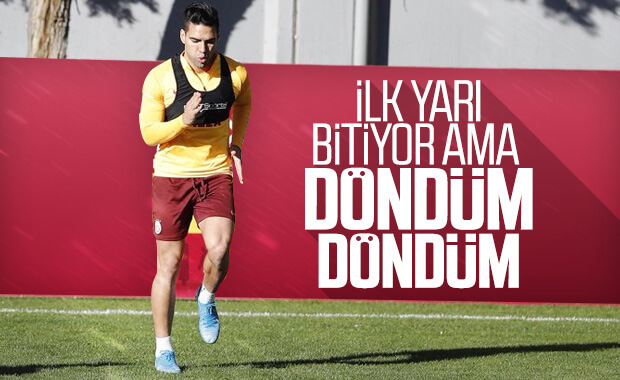 Falcao idmanlara başladı