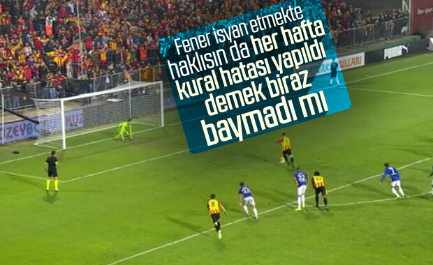 Fenerbahçe yine kural hatası yapıldı diyor