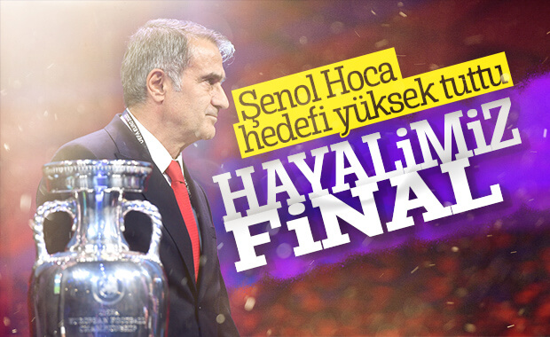 Şenol Güneş'in EURO 2020 hayali