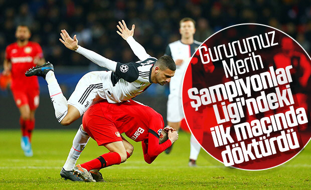 Merih Demiral ilk Şampiyonlar Ligi maçında takdir topladı