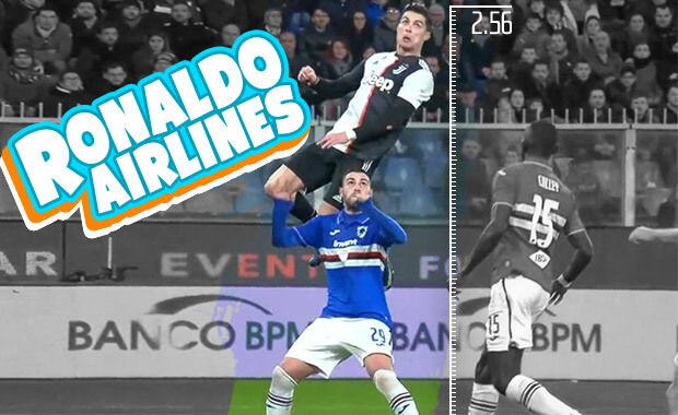 Cristiano Ronaldo'dan harika kafa golü