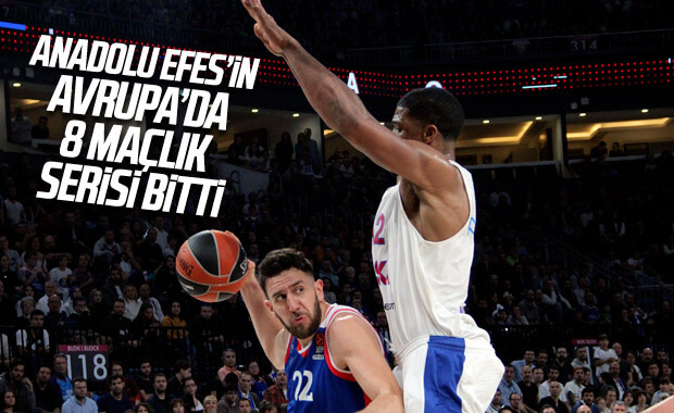 Anadolu Efes Avrupa Ligi'nde CSKA Moskova’ya kaybetti