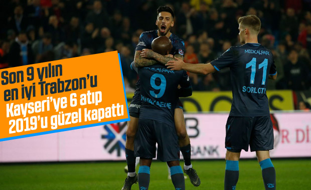 Trabzonspor Kayseri'ye 6 attı