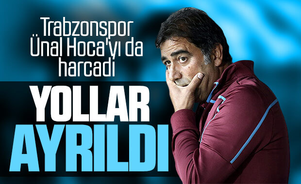 Trabzonspor'da Ünal Karaman dönemi sona erdi