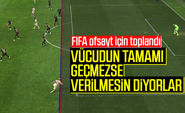 FIFA ofsayt kuralını değiştirmek istiyor