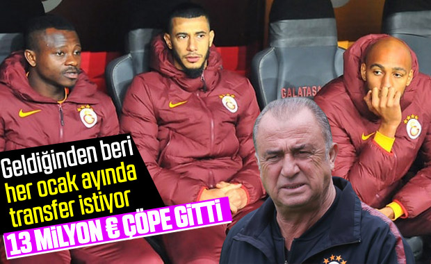 G.Saray'da 5 ayda 13 milyon euro çöpe gitti