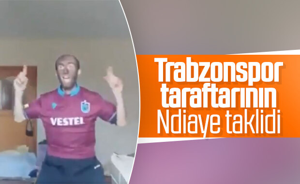 Ndiaye taklidi yapan Trabzonlu