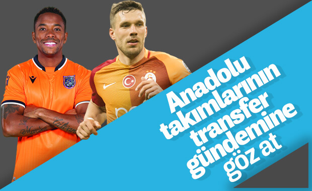 Anadolu takımlarının transfer gündemi