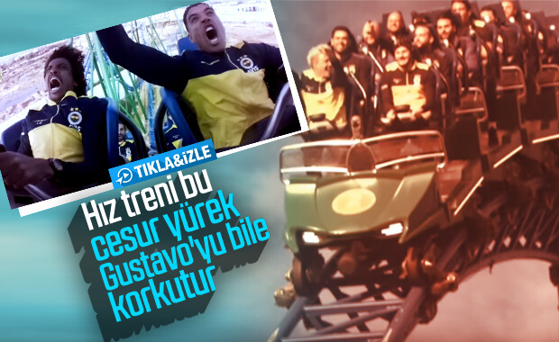 Fenerbahçeli futbolcular hız trenine bindi