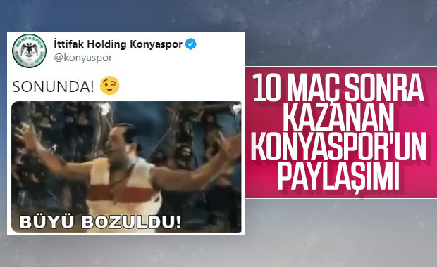 Konyaspor'un galibiyet hasreti bitti