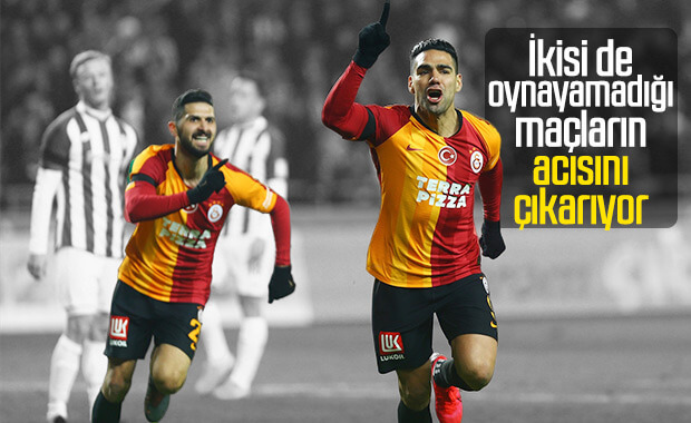 Falcao ile Emre'nin müthiş geri dönüşü