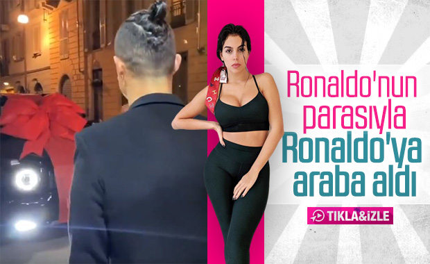 Georgina Rodriguez, Ronaldo'ya araba aldı
