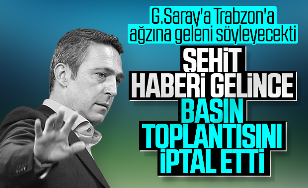 Ali Koç konuşmasını erteledi