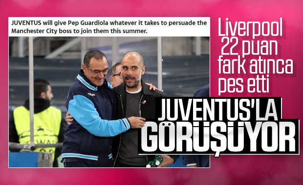 Guardiola, Juventus'la görüşüyor