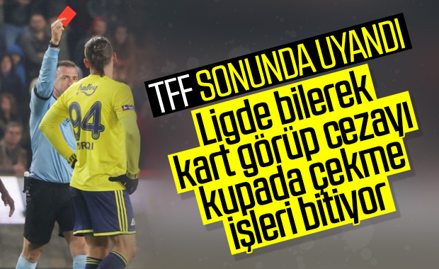 TFF, sarı kart cezası kuralında değişikliğe gidiyor